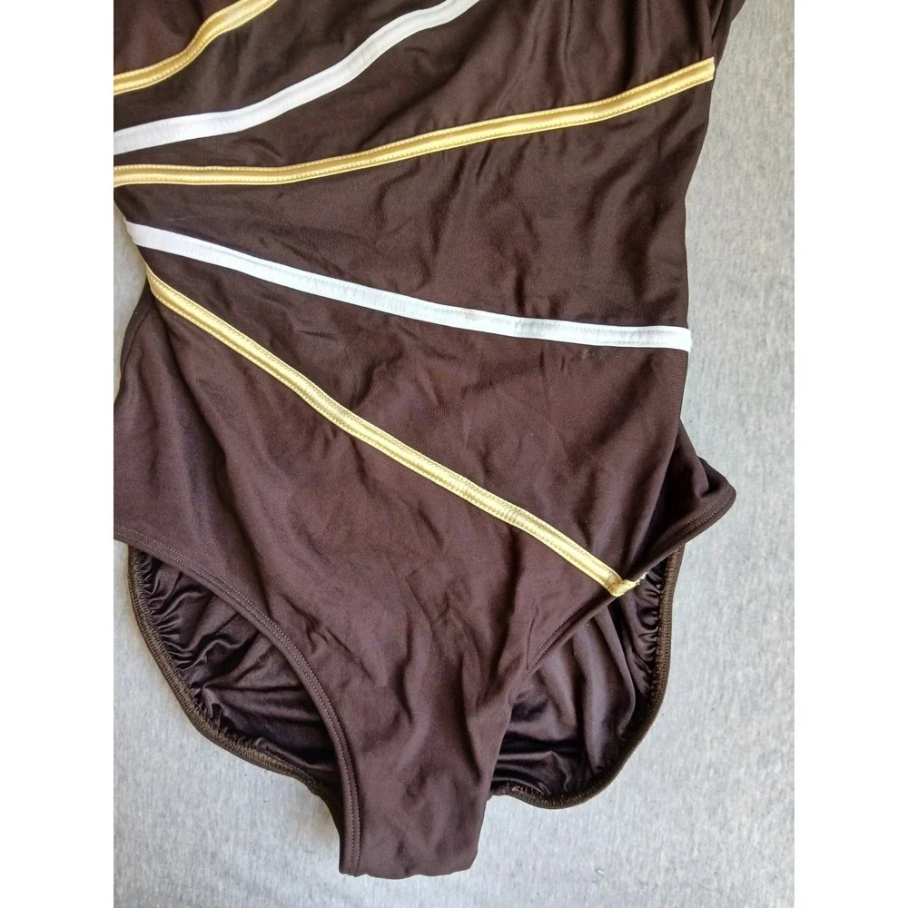 Longitude Swimsuit 14 One Piece  Slimming Minimalist Resort Beach Travel